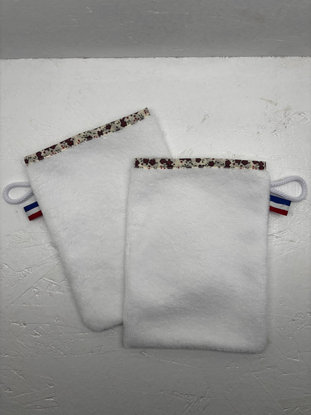 Duo de gants de toilette ultra doux et réutilisables