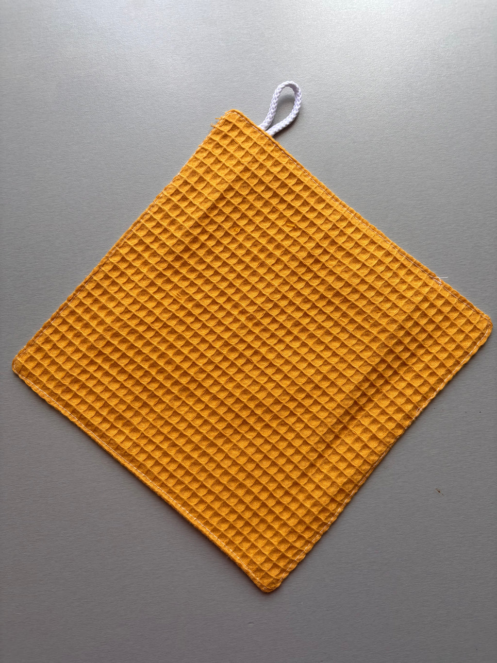 Essuie-mains coton nid d'abeille 25x25 cm — Absorbant et Doux