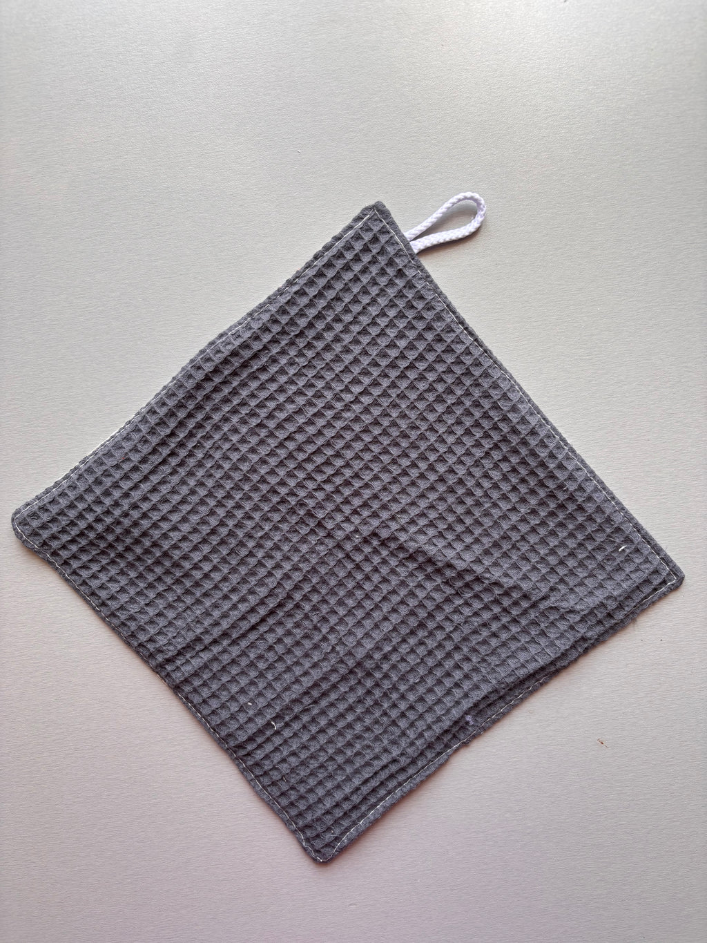 Essuie-mains coton nid d'abeille 25x25 cm — Absorbant et Doux